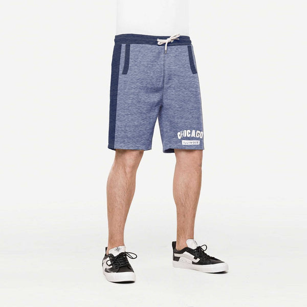 NEXT Terry Fleece Short For Boys-Blue Melange-BE2785
