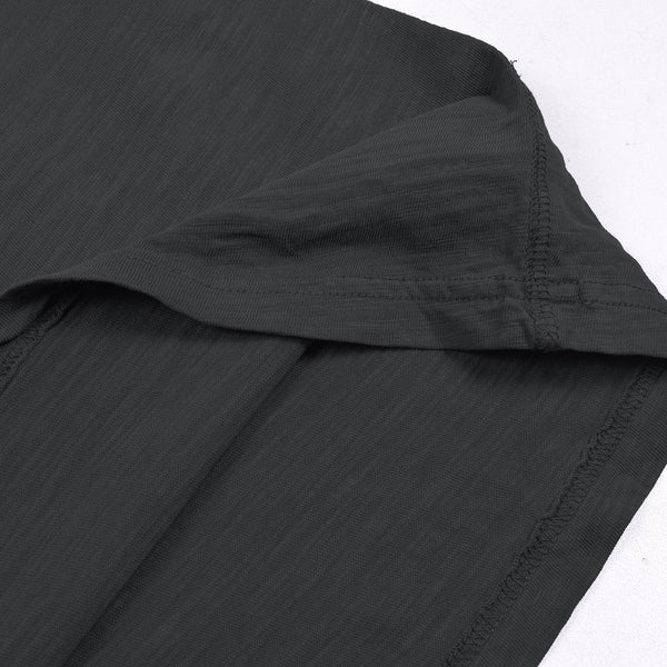 M&S Crew Neck T Shirt For Men-Light Black-NA835