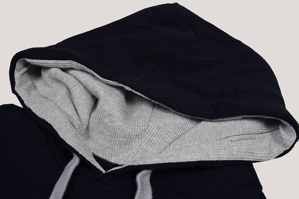 Next Pull Over Hoodie For Men-Dark Navy-NA238