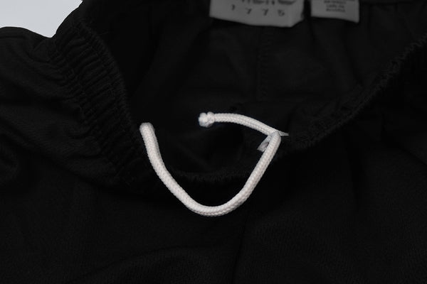 Kid's "1775" Stylish Polyester Sport's Short-Black-BE617