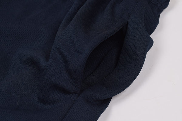 Kid's "1775" Stylish Polyester Sport's Short-Dark Navy-BE615