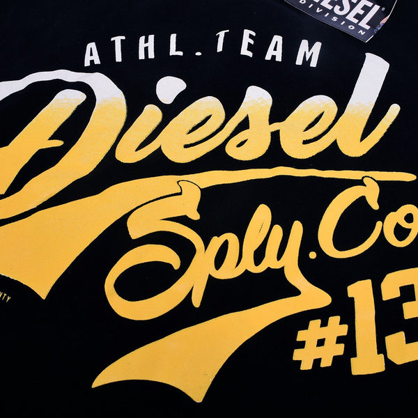 Diesel Printed Logo T Shirt For Men-Dark Navy-DLPTS07