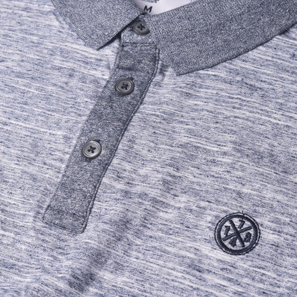 Cedar Wood State Polo Shirt For Men Cut Label-Gray Melange-BE2479