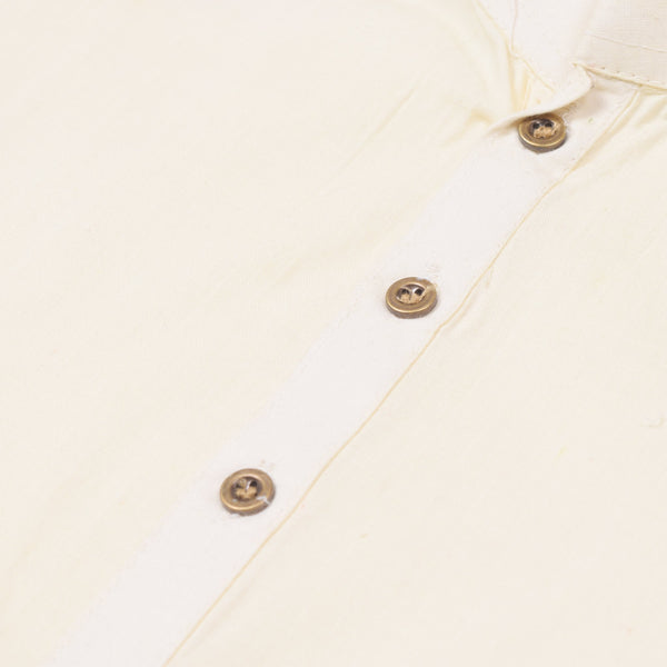 S.A Kurta Shalwar For Boys-Cream-BE4149