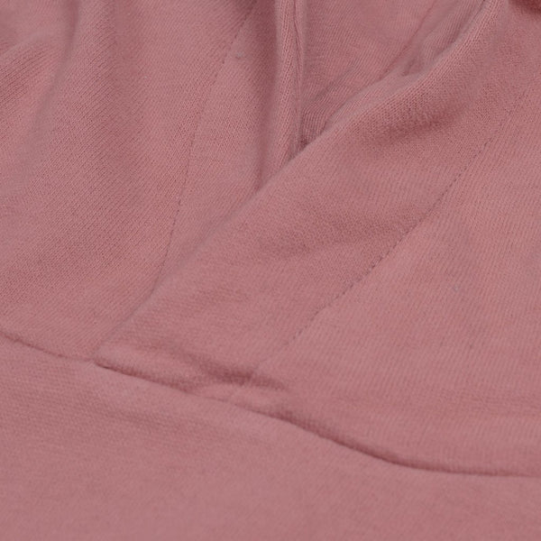 F&F Pullover Fleece Hoodie For Men-Light Red-BE3496
