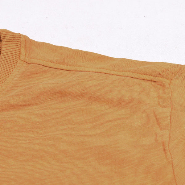 M&S Crew Neck T Shirt For Men-Golden-NA833