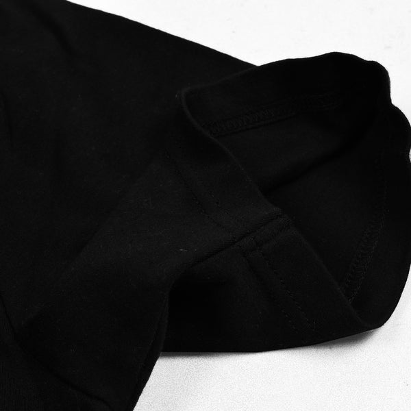 M&S Single Jersey Polo Shirt For Men-Black-NA829