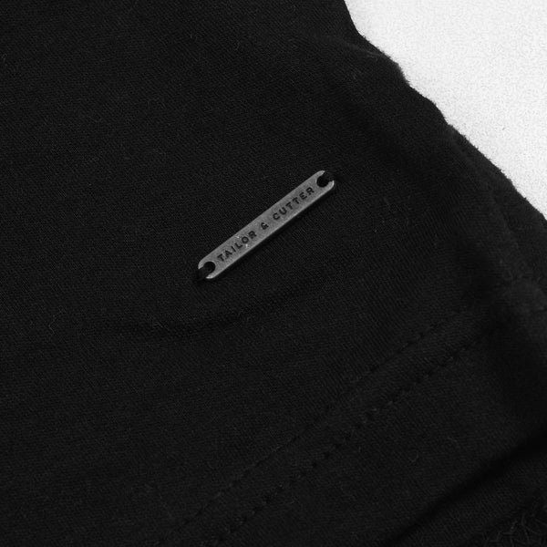 M&S Single Jersey Polo Shirt For Men-Black-NA829
