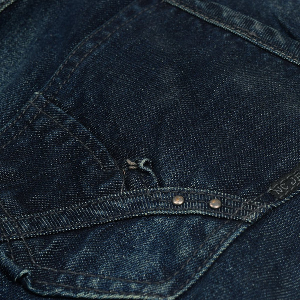 New Caro Dark Jeans Slim Fit Faded For Men-Dark Navy-NCJ02