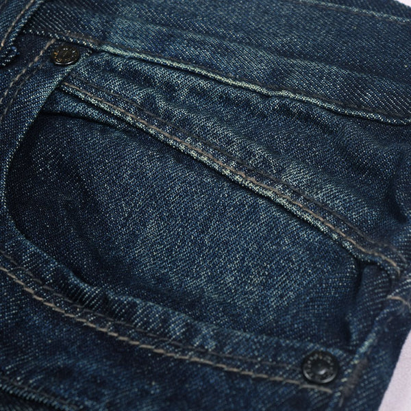 New Caro Dark Jeans Slim Fit Faded For Men-Dark Navy-NCJ02