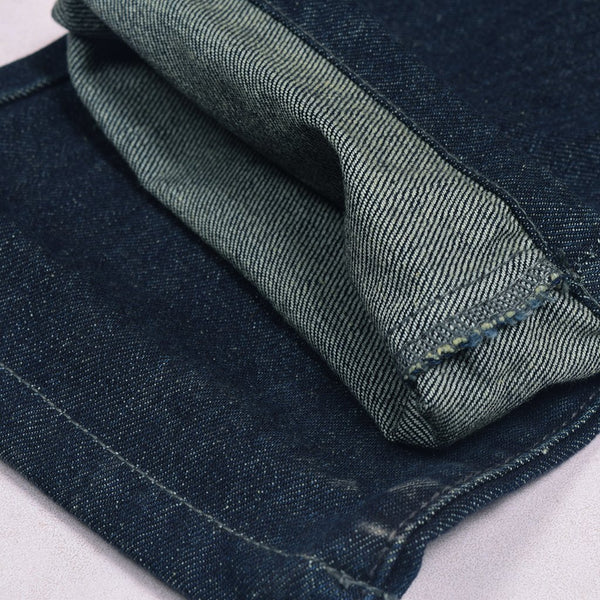 New Caro Dark Jeans Slim Fit Faded For Men-Dark Navy-NCJ02