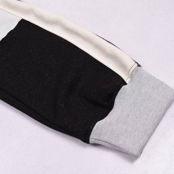 Next Fleece Jogger Trouser For Men Cut Label-Light Gray & Black-NA538