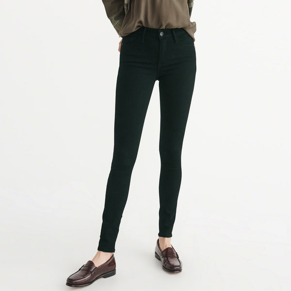OLD NAVY Stretch Skinny Fit Denim For Ladies-Dark Green-BE4125