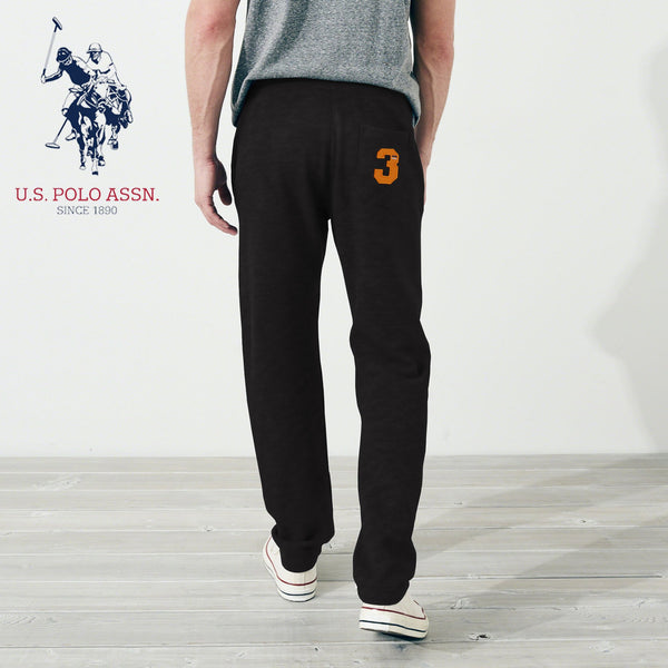 U.S Polo Assn Single Jersey Trouser For Men-Charcoal-NA874