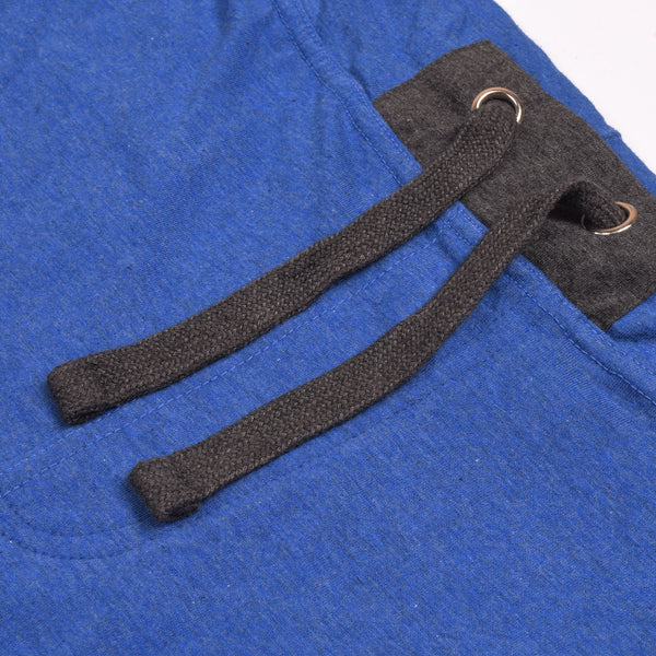 U.S Polo Assn Single Jersey Trouser For Men-Royal Blue Melange-NA871