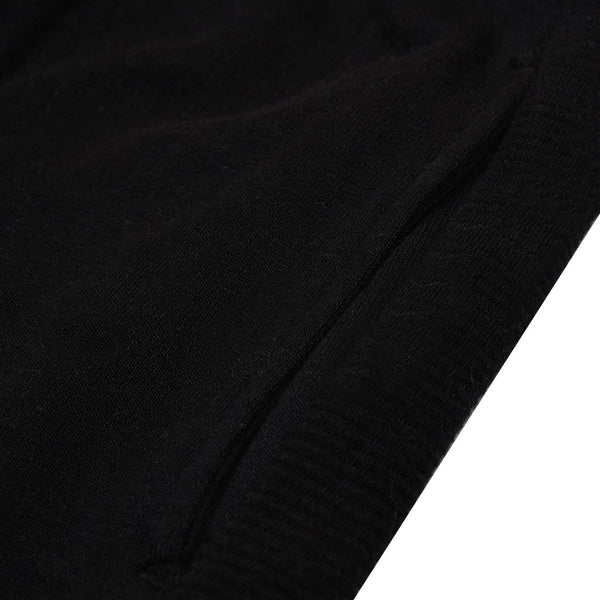 Zara Man Terry Fleece Trouser For Boys-Black-BE3792