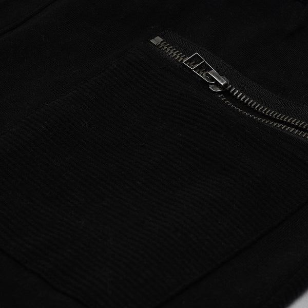 Zara Man Terry Fleece Trouser For Boys-Black-BE3792