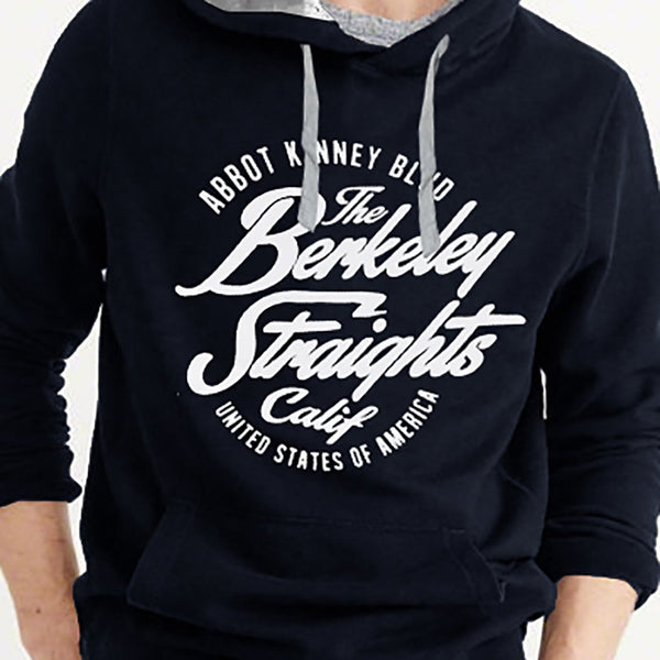 Next Pull Over Hoodie For Men-Dark Navy-NA238