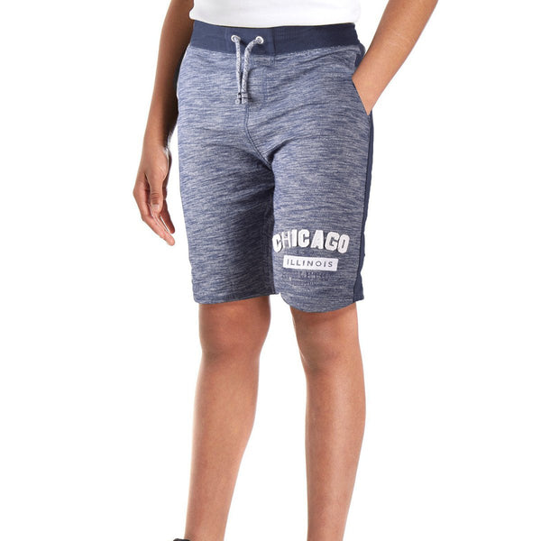 NEXT Terry Fleece Short For Boys-Blue Melange-BE2785