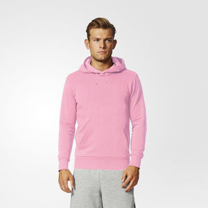F&F Pullover Fleece Hoodie For Men-Light Pink-BE3717